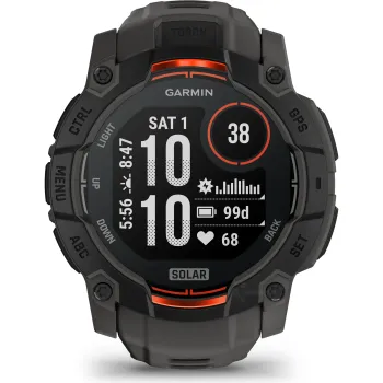 Garmin INSTINCT 3 - 50 mm Solar negru - smartwatch robust cu GPS
