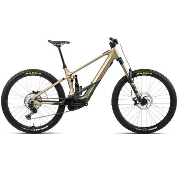 Orbea WILD H10 - bicicleta electrica e-MTB Trail full suspension 29 - maro cu componente custom Fox Kashima