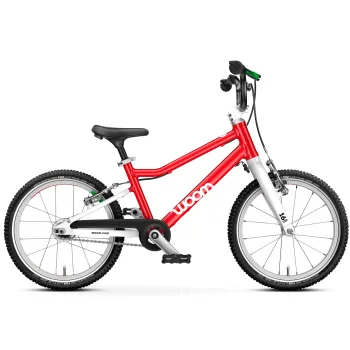 Bicicleta copii Woom 3 Automagic Go cu roti 16" rosu Woom Red