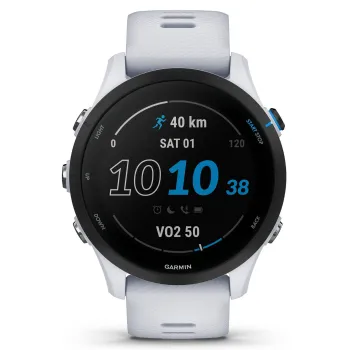 Garmin - Forerunner 255 Music ceas multisport cu GPS - alb