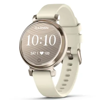 Garmin - Lily 2 smartwatch - crem auriu - curea nucă de cocos din silicon