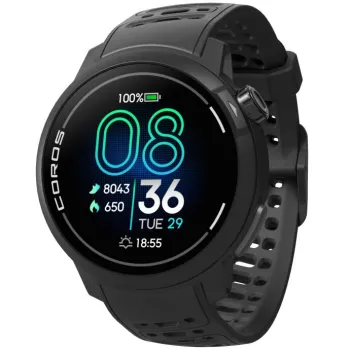 Coros - Pace Pro - ceas multisport GPS - curea silicon - Negru