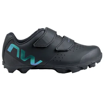 Northwave - pantofi ciclism MTB XC - Hammer Junior - Black | Iridescent