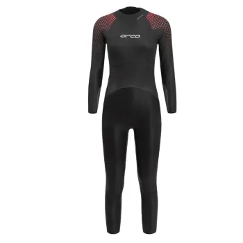 Orca - costum neopren triatlon pentru femei Apex Float wetsuit - negru rosu buoyancy