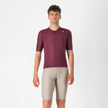 Castelli - pantaloni ciclism scurti cu bretele - Espresso Bibshort - 15-35 gr C - argila