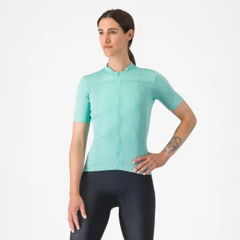 Castelli - tricou ciclism maneca scurta regular fit - Anima 4 W Jersey - 18-32 gr C - albastru deschis