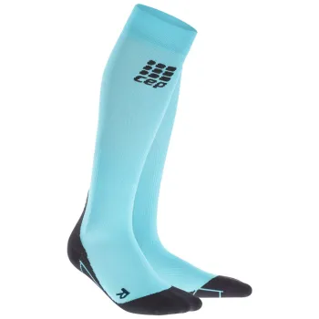 CEP - Sosete de compresie pentru femei Women Running socks - albastru deshis negru burpee blue