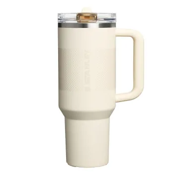 Stanley - termos tip sticla cu pai - Quencher Protour - crem - 1.18 ml