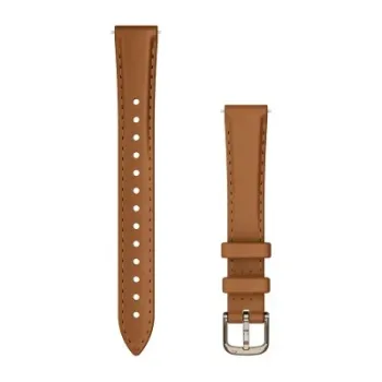 Garmin - curea piele - Lily 2 - 14 mm - tan | cream gold