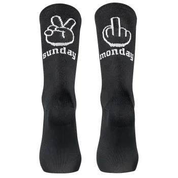 Northwave - sosete ciclism - Sunday Monday Sock - Black