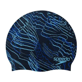Speedo - casca inot silicon par lung - albastru
