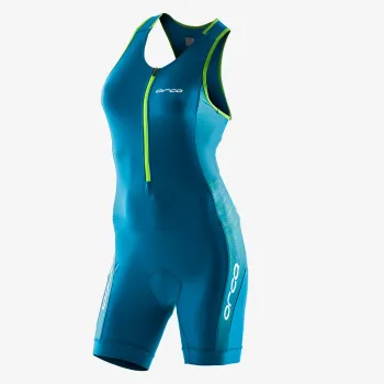 Orca Core Race Suit - costum trisuit femei pentru triatlon - albastru