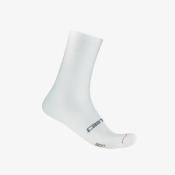 Castelli - sosete ciclism - Espresso 18 Sock - alb