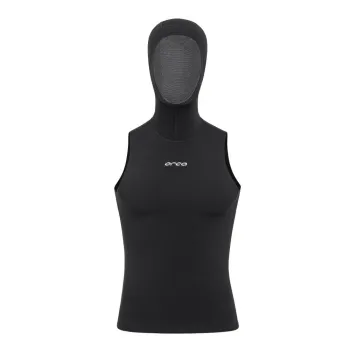 Orca -Vesta neopren pentru barbati cu gluga inot apa rece Heatseeker Hood vest - negru