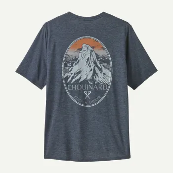 Patagonia - tricou - M Capilene Cool Daily Graphic Lands - Albastru