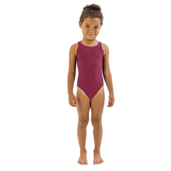 Finis - Costum de baie intreg Fete Bladeback - mov inchis cabernet solid