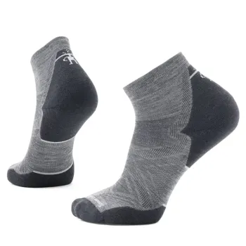 Smartwool - sosete merino - Run Targeted Cushion Ankle Socks - gri