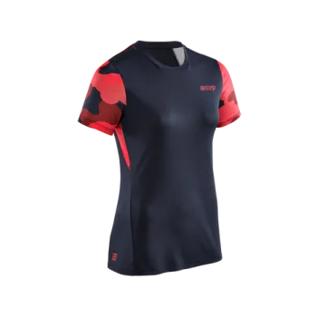 CEP - tricou tehnic - camocloud shirt short sleeve W - pink | peacoat