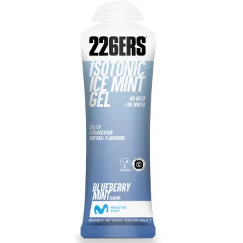 226ers - gel energizant isotonic ice gel - aroma menta si afine - 68g