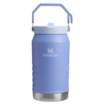 Stanley - termos clasic cu maner - The IceFlow Flip Straw Jug - Hydragea - 1.9 L