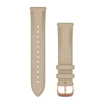 Garmin - curea piele - Quick Release 20 - Italian Leather | Light Sand