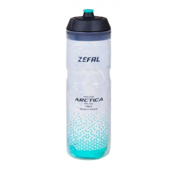 Zefal - bidon apa izolat termic Arctica 75, 750ml - transparent gri verde turcoaz caraibe