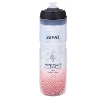 Zefal - bidon apa izolat termic Arctica Pro 75, 750ml - transparent gri rosu