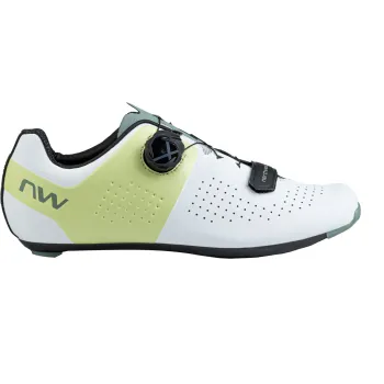 Northwave - pantofi ciclism sosea - Storm Carbon - White | Matcha