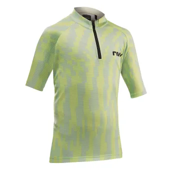 Northwave - tricou ciclism maneca scurta copii - Force Evo K - verde Cool Matcha