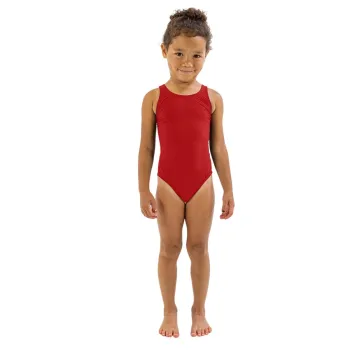 Finis - Costum de baie intreg Fete Bladeback - rosu inchis solid