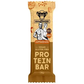 Chimpanzee - baton protein bar vegan fara gluten - Coffee nuts (cafea si nuci) - 45g