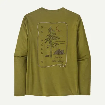 Patagonia - bluza - M Capilene Cool Daily Graphic Lands - Verde