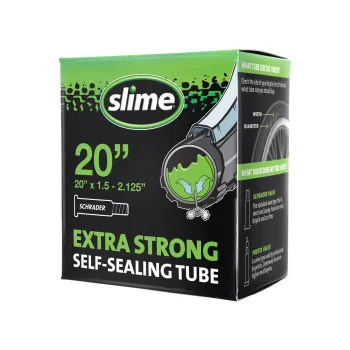Slime - camera bicicleta 20" cu solutie antipana - 20"x1.5-> 20"2.125 - 40-406-> 57-406 - valva auto