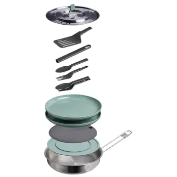 Stanley - set gatit - Wildfare Core Fry Pan - Argintiu - 0.94 L