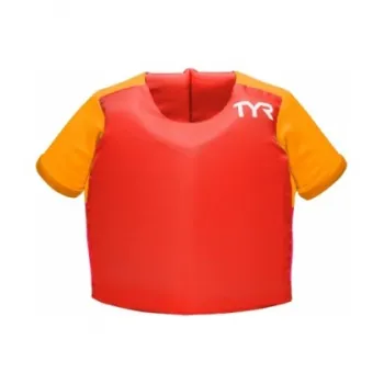 TYR - bluza cu centura copii - Kids Flotation Shirt - rosu