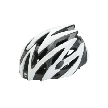 BikeFun Casca ciclism Edge - alb carbon