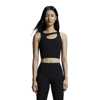 On - bustiera - Studio Cut-Out Crop W - Black