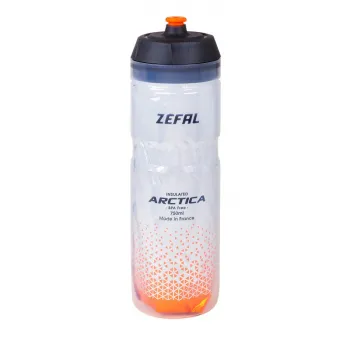 Zefal - bidon apa izolat termic Arctica 75, 750ml - transparent gri portocaliu