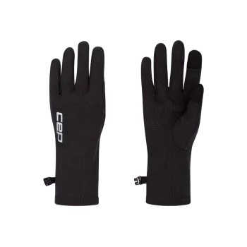 CEP - manusi alergare - Core Run Merino - negru