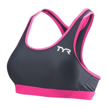 TYR - bustiera - Racerback Tri Competitor W - gri roz