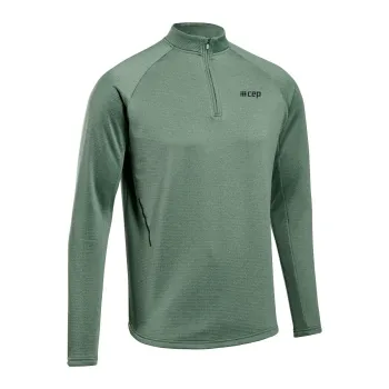 CEP - bluza cu maneca lunga - cold weather zip shirt long sleeve - green