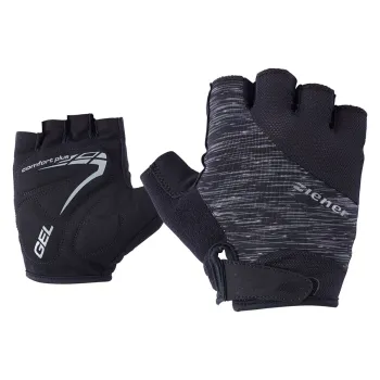 Ziener - manusi ciclism degete scurte Ceniz Gloves - negru melanj