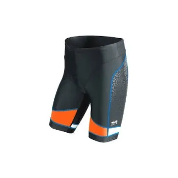 TYR - short triatlon - TriShort Competitor 7" - negru portocaliu albastru