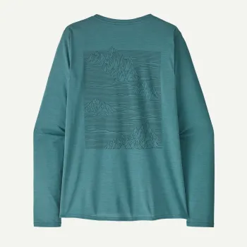Patagonia - bluza - W Capilene Cool Daily Graphic - Albastru