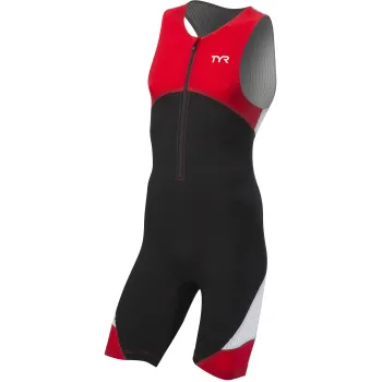 TYR Costum Trisuit Barbati - negru-rosu