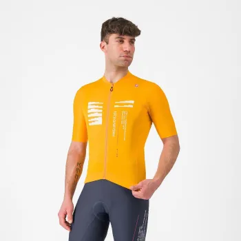 Castelli - tricou ciclism maneca scurta tailored fit - Espresso R--A/D Jersey - portocaliu