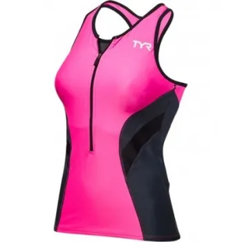 TYR - maiou triatlon - Tri Tank Comp W - gri roz