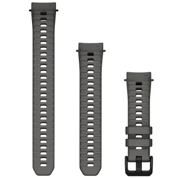 Garmin curea silicon cu latime de 20mm gri Charcoal - pentru Instinct E 40 mm