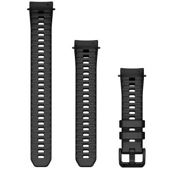 Garmin curea silicon cu latime de 20mm neagra - pentru Instinct E 40 mm