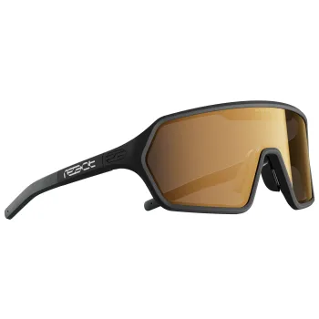 Ochelari de soare electro fotocromatici React Swiss REV RUBY - lentila portocalie si rama neagra - masura S